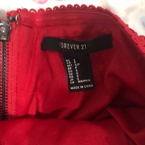 Forever 21 Dresses - cute little red dress from forever21 Forever 21 Dresses - cute little red dress from forever21